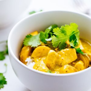 Yellow Thai Coconut Curry Bowl