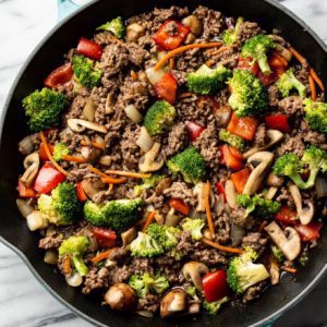 Ginger Miso Beef & Broccoli Bowl