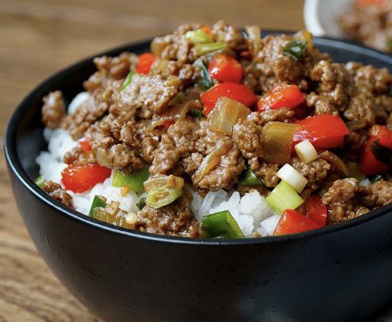 Chili Pepper Beef Bowl