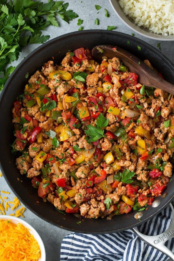 Chili Lime Turkey & Peppers