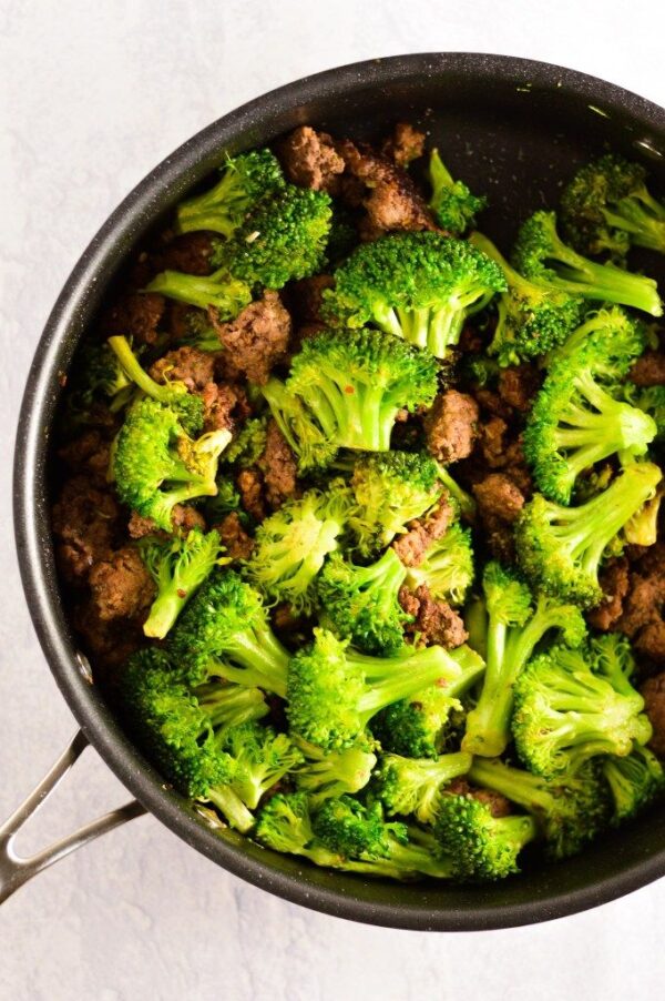 Pesto Beef & Broccoli Bowl