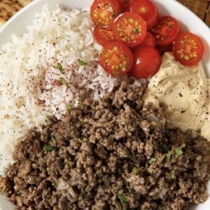 Middle Eastern Beef Bowl