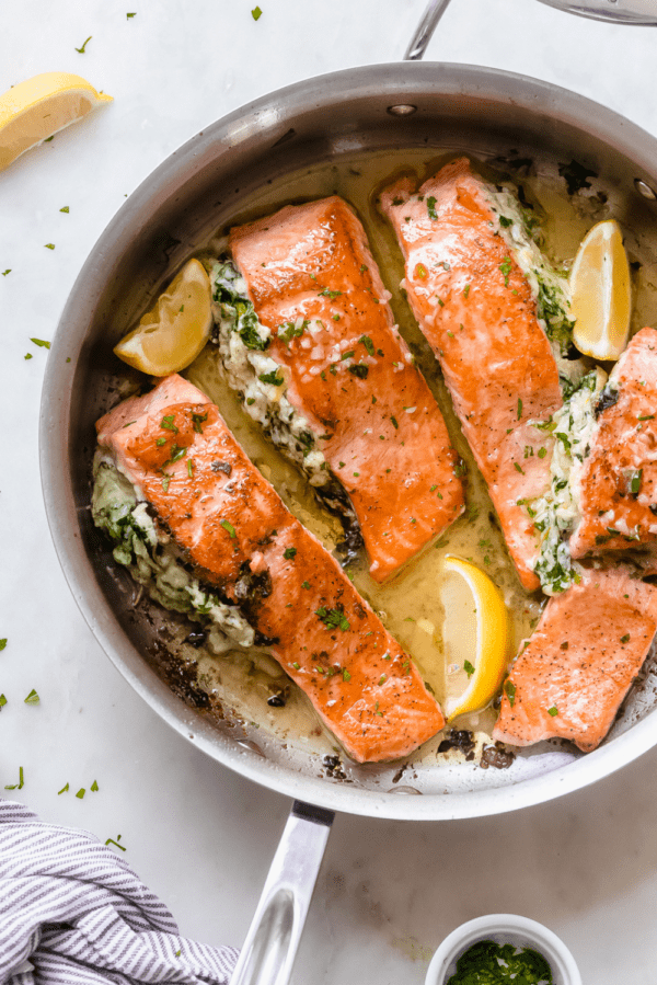 Spinach Artichoke Salmon